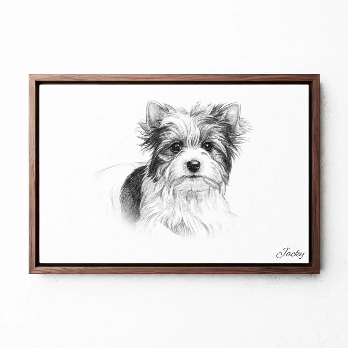 katzenportrait-leinwand-rahmen-walnuss