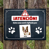 ¡Atención! - Azul oscuro