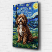 Retrato de caballo estilo Van Gogh a partir de tu foto - vidrio acrílico