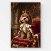 Retrato de perro estilo renacentista a partir de tu foto - lienzo